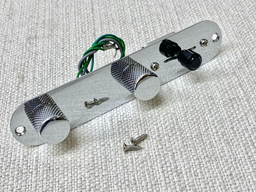 Genuine! Fender Squier Tele CONTROL PLATE w/ POTS & KNOBS Telecaster Affinity - Picture 2 of 12