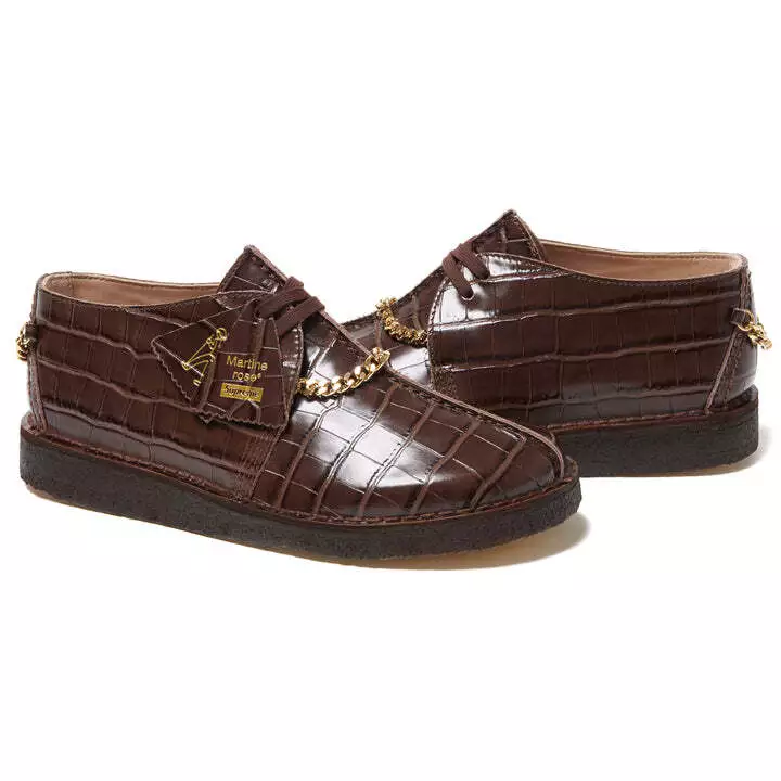 Supreme Martine Rose Clarks Desert Trek Brown FW24 Week4 (homme)
