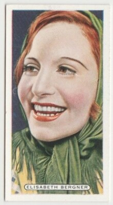 Elisabeth Bergner vintage 1935 Ardath Film Stage and Radio Stars Tobacco Card #4
