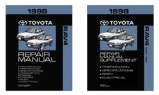 1998 Toyota Rav4 W Soft Top Supplement Shop Service Repair Manual