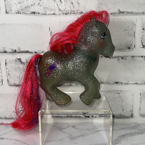 Sky Rocket Sparkle Pony Glitter Tinsel Hair My Little Pony MLP Vintage ...