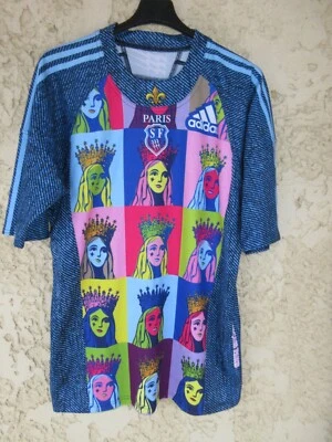 Maillot rugby Stade Français PARIS 2009 ADIDAS vintage away shirt collection XL - Photo 1/4