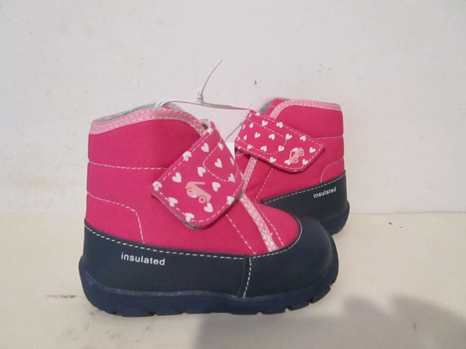 See Kai Run Basics Blake Niño Pequeño Invierno Gancho y Lazo Botas Rosa Baya Talla 6 Foto 3 de 4