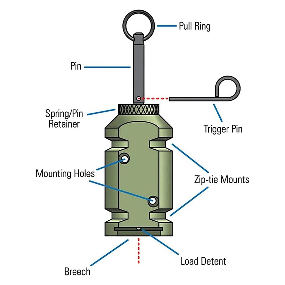 Wolf Alarm Alert Tool Portable Warning Security System Line Theft