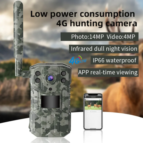 Caméra de chasse solaire 4G 14 mégapixels - étanche, vision nocturne - Photo 1 sur 5