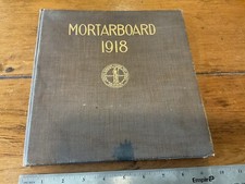 ORIGINAL 1918 BARNARD COLLEGE COLUMBIA UNIVERSITY YEARBOOK MORTARBOARD