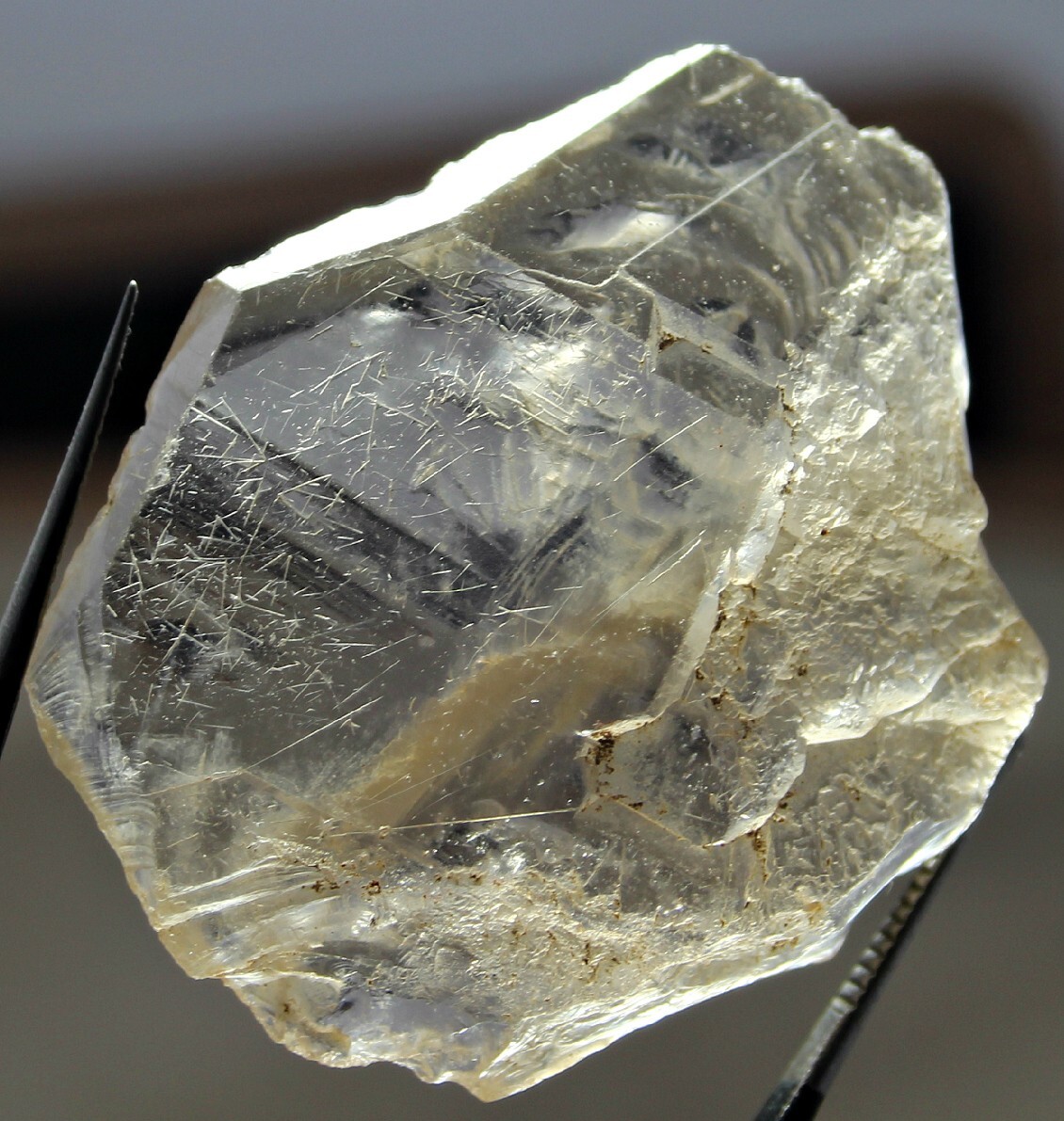 Gwindel Quartz Natural Water Etched Quartz Crystal for Pendants