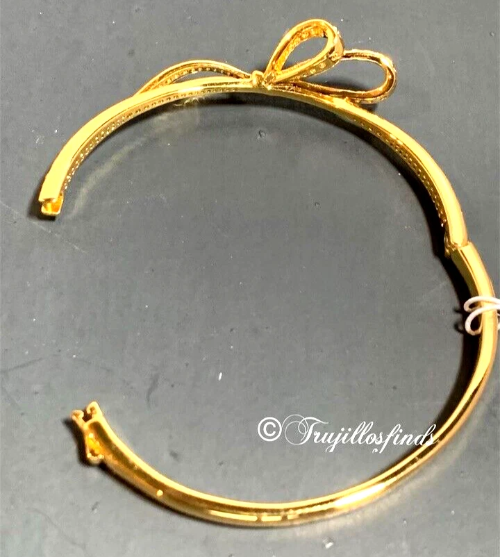 Brazalete Kate Spade Todo Atado Bisagra Tono Dorado Bisagras K6909 Nuevo Foto 4 de 4