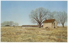Mondel Rogers BUFFALO SPRINGS XIT HEADQUARTERS Texas panhandle ranch western art