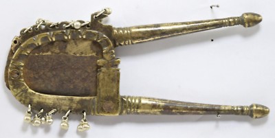 Indianer Vintage Altes Sammlerstück Messing Betel Seed Cracker Geläute Glocken.