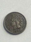 1896 Indian Head Penny One Cent NO mint mark Philadelphia Mint