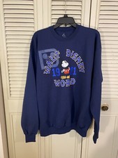 Walt Disney World By Hanes Disneyland Resort Mickey Mouse Sweatshirt Size Large