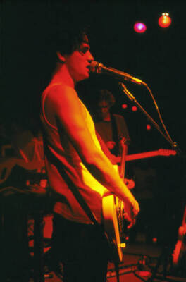 American musician Jeff Buckley performs on stage at the Wetlands P - Old Photo 5