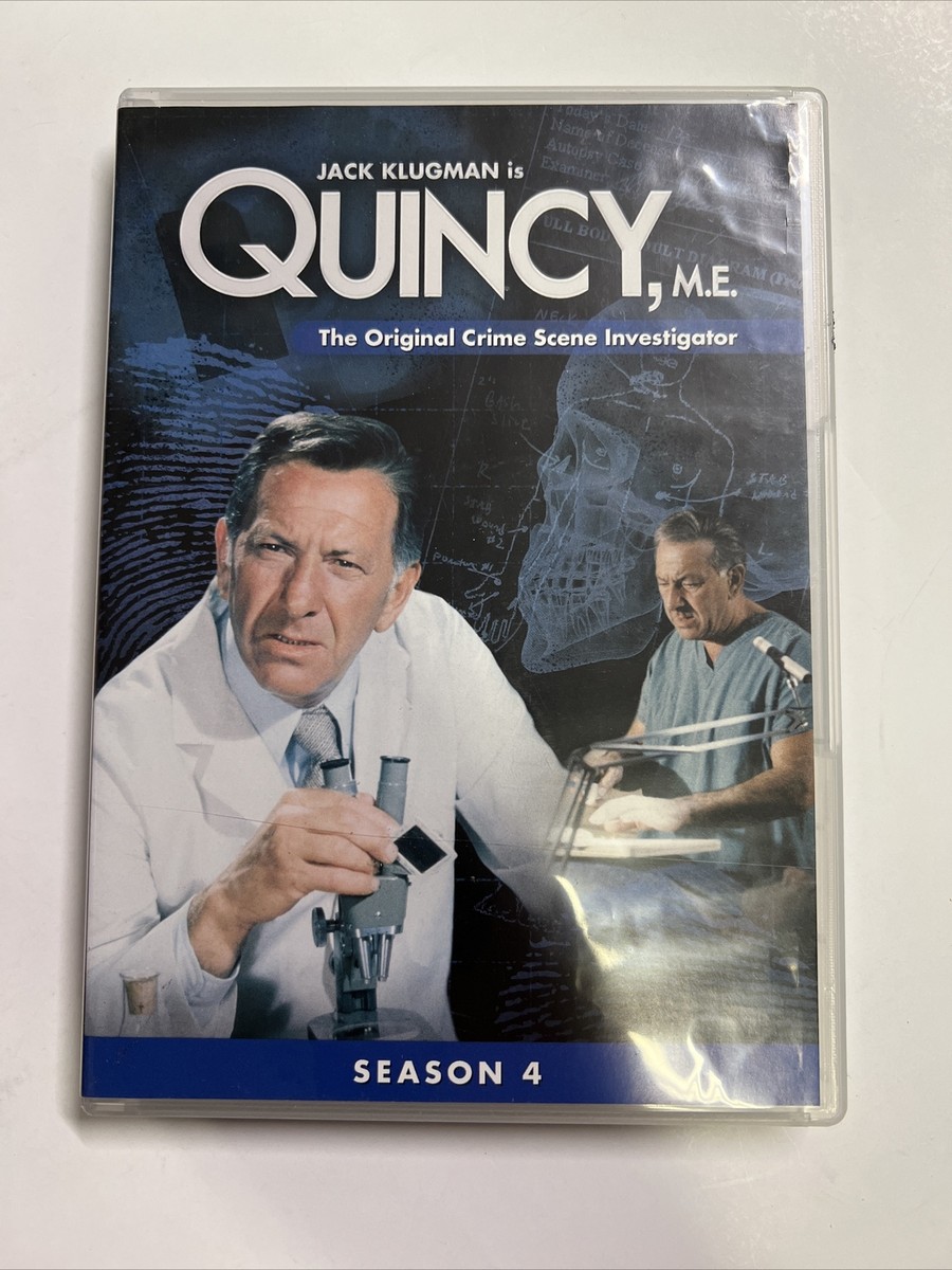 Quincy M.E.: Season 4 Four (DVD) / Jack Klugman - RARE OOP  