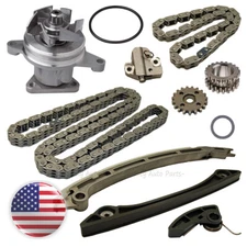 Timing Chain Kit Water Pump with Gasket For Ford Lincoln MKZ MKC Escape 2.3 2.0L