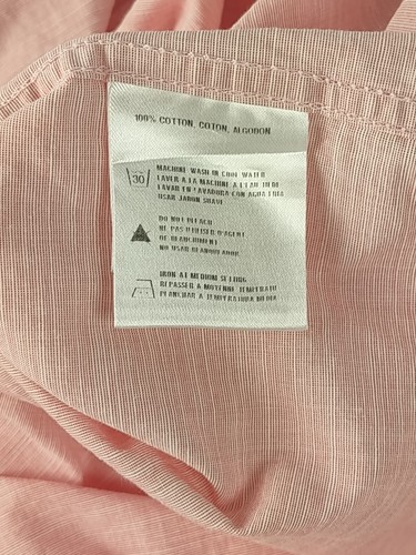 Casa Moda 100% Cotton Pink Pattern Short Sleeve Casual Fit Button Down Size 3XL - Picture 12 of 12