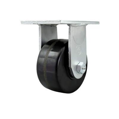 6 Inch Extra Heavy Duty Phenolic Wheel Rigid Top Plate Caster Service Caster