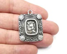Flower Pendant Blanks, Resin Bezel Bases, Mosaic Mountings, Dry flower Frame