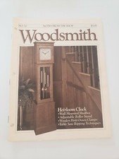 Woodsmith Magazine 70 August 1990 Heirloom Clock Mailbox Roller Stand, etc