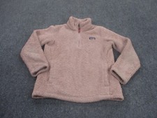 Patagonia Vest Jacket Girls L 12 Pink Fuzzy Fleece Outdoors Hiking Casual Youth