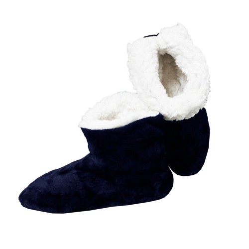 Pantuflas Azul Botas De Casa Altas Hombre Zapatillas Peluche Botines Suela  Goma | eBay