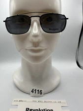 New Vintage Revolution Eyewear With SunShade RE045 Matte Black 53 19 140