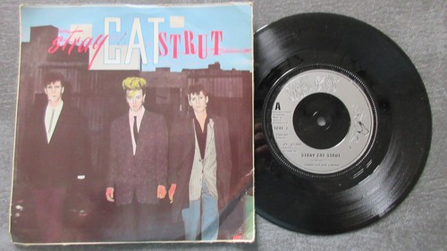 Stray Cats Stray Cat Strut 7" 1981 **VG+/NEAR MINT**