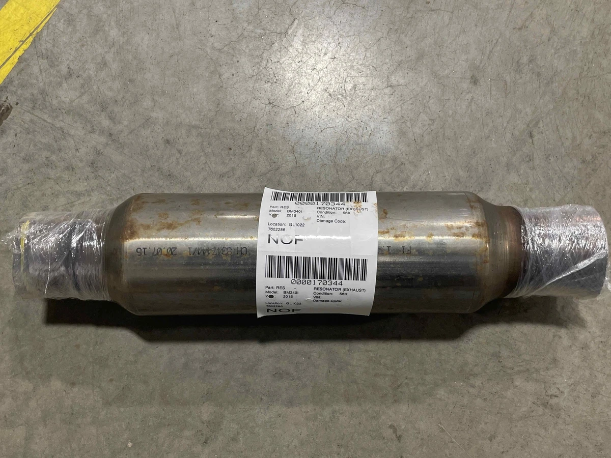2015 BMW 340I CENTER EXHAUST MUFFLER RESONATOR SILENCER SEE 