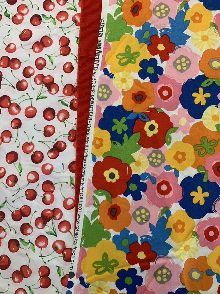 Robert Kaufman Creatures And Critters Colorful Floral Cotton Fabric 3+ Yards - Image 3 of 4