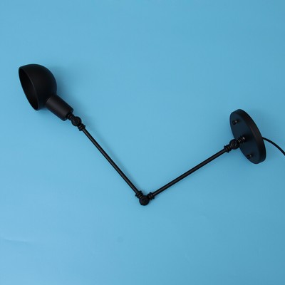  Retro Gang Treppe Korridor Schmiedeeisen langen Arm Wandleuchte ohne Glühbirne