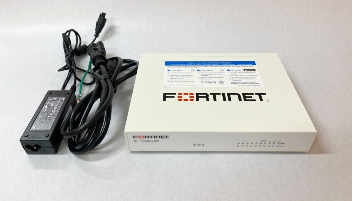 Fortinet FG-60F Fortigate-60F Network Security Firewall Fortinet FG-60F Fortigate-60F Network Security Firewall