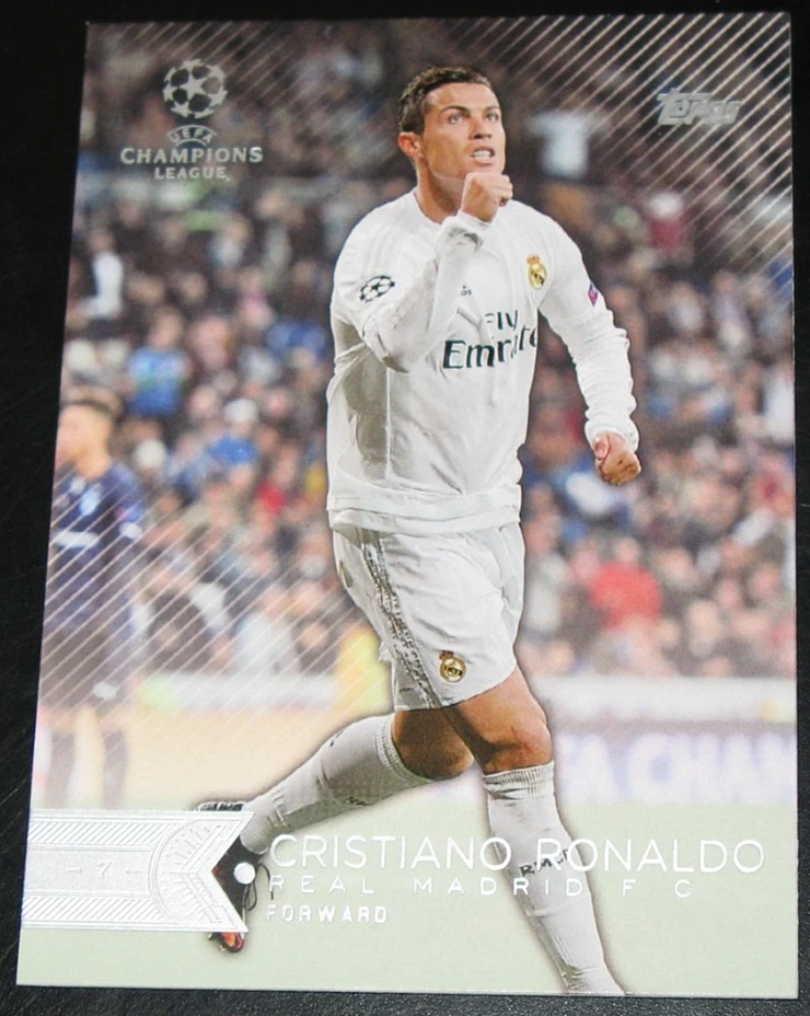 2015-16 Topps UCL Showcase Cristiano Ronaldo #15 for sale | eBay