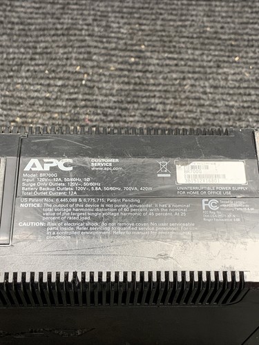Used APC BR700G Back-UPS Pro 700 No Batteries *Rewired* - Picture 9 of 11