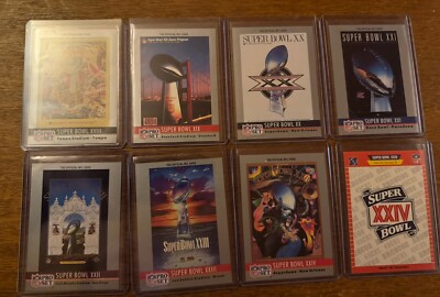 1990 NFL Pro Set Official Cards for Super Bowl I - XXIV Complete