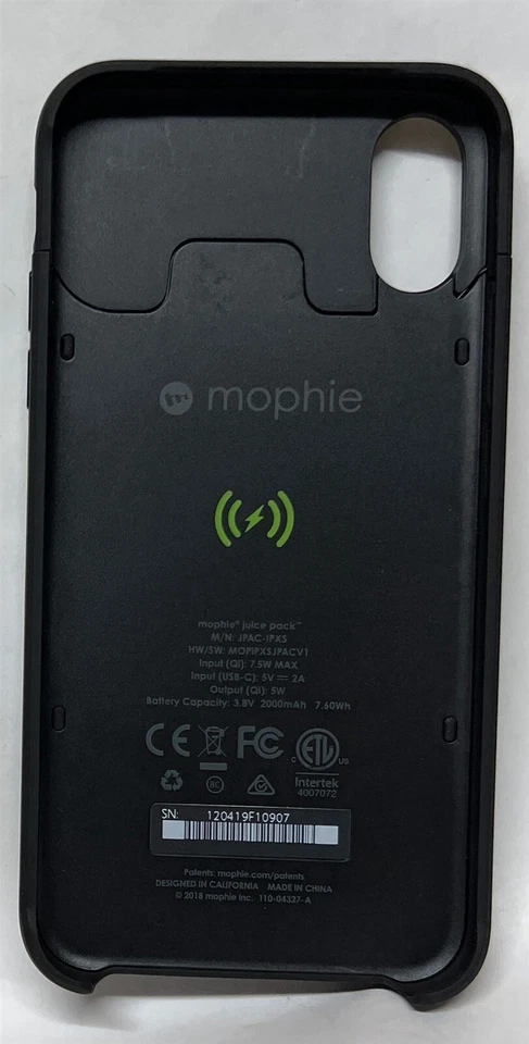 mophie Juice Pack Access Charging Battery Case for iPhone XS, iPhone X - Image 4 of 4