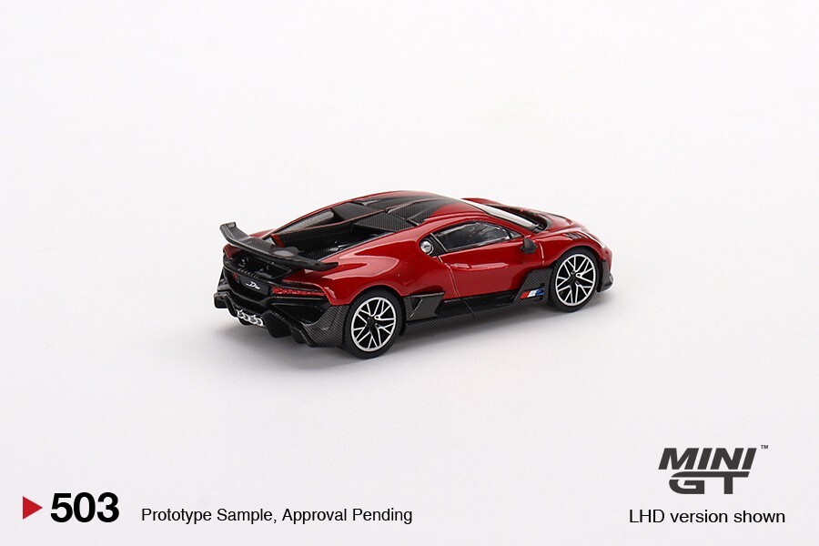 MINI GT ブガッティ ディーヴォ (レッド・メタリック) チェイスカー Mini GT 1:64 Bugatti Divo Red Metallic #503 | eBay