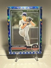 2023 Stars & Stripes - Alexander Clemmey - #43 Blue Chrome Parallel #'d /75