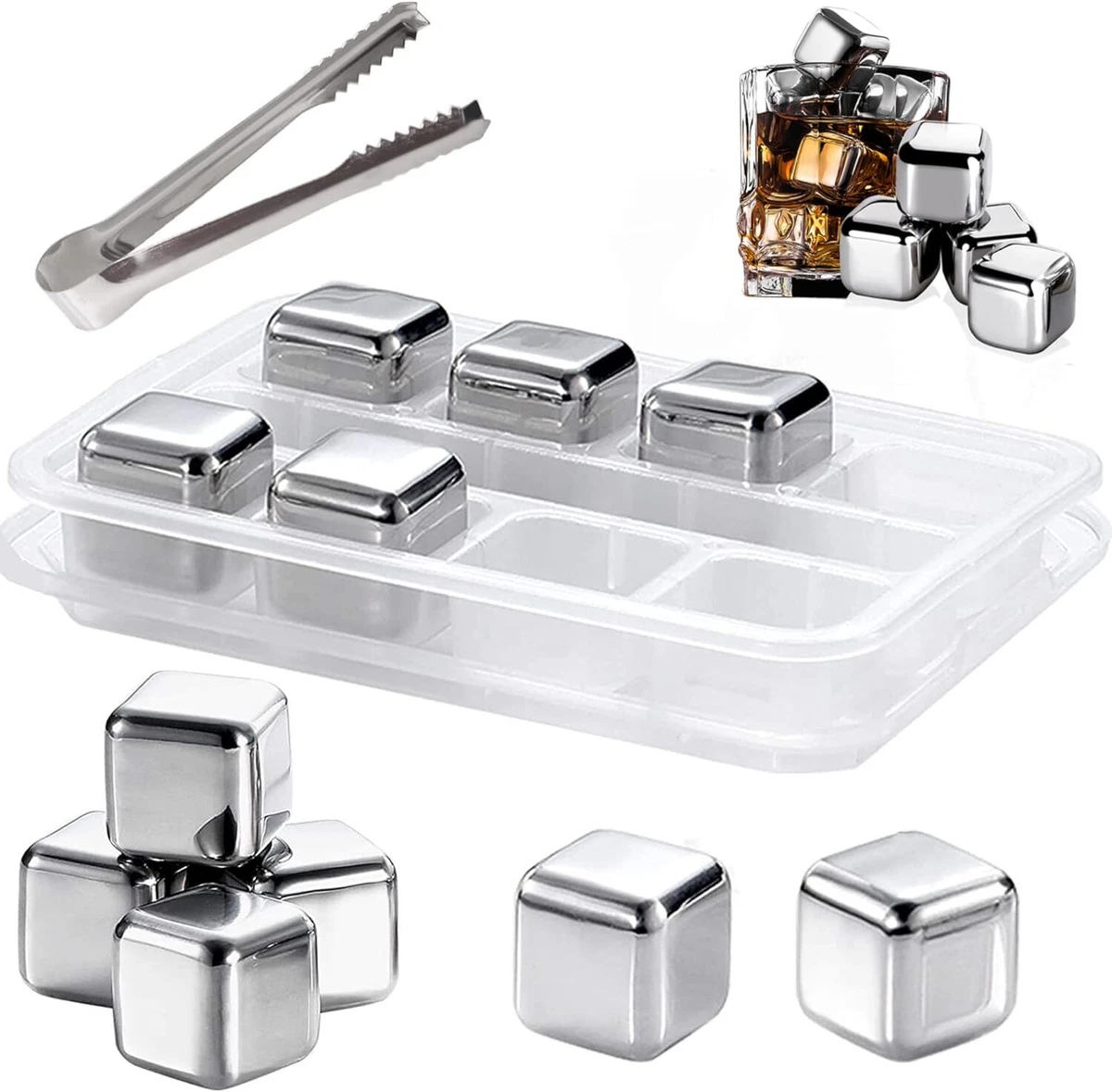 Stampo Per Ghiaccio Con Coperchio E Vassoio - 64 Cubetti, Rilascio Facile A Pressione, Antigoccia, Per Cocktail, Whisky, Caffè - Verde - 3
