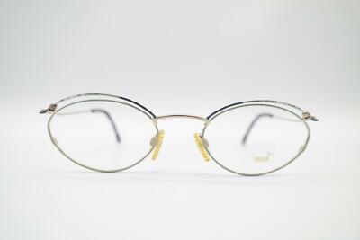 Vintage Mondi 2383 Gold Multicolored Oval Glasses Frame Eyeglasses NOS