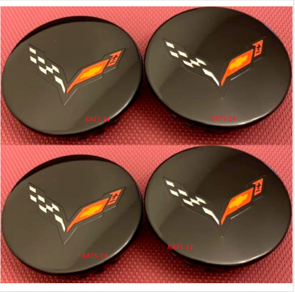 2007 CORVETTE C6 OEM WHEEL CENTER CAPS CHROME eBay