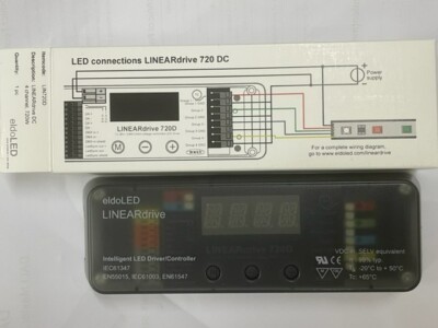 EldoLED LIN720D Dali - DMX 4CH RGBW / Tuneable WH LED Driver DC12/24V NEW BOX