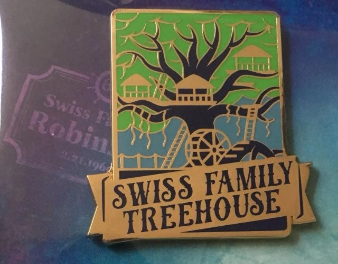 Disney D23 Exclusive Fantastic Worlds Swiss Family Robinson Treehouse Pin New
