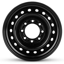 New Wheel For 2009-2013 Chevy Express 2500 16 8x165.1 Steel Black 12ba Rim 8lug