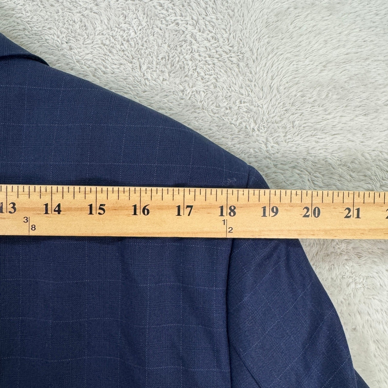 Brooks Brothers Explorer Regent Fit Navy Plaid Blazer Sport Coat Mens 44R thumbnail 13