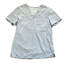 Figs Catarina Scrub Top Womens Small Dark Space Grey Technical Collection