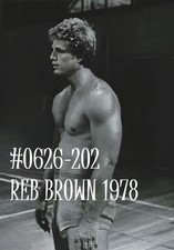 VINTAGE MALE PORTRAIT #0626-202 -REB BROWN 1978  -free ship in usa