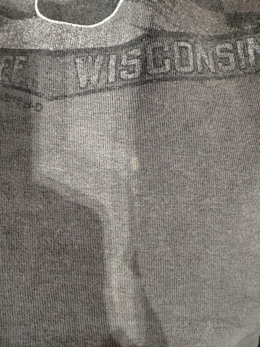 Harley-Davidson Stampede Shirt Mens Large Gray Hanes Beefy-T Texas Biker Tee - Picture 2 of 7