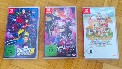 Marvel Ultimate Alliance 3 + Fire Emblem Warriors + Story of Seasons Switch