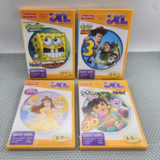 Fisher Price iXL Games- Lot of 4 Disney Nickelodeon Sealed