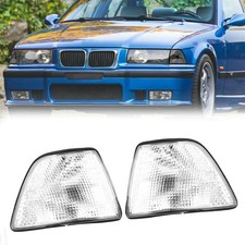 2Pcs Parking Corner Signal Lights Set Fits For BMW 3 Series E36 92-99 4DR Sedan